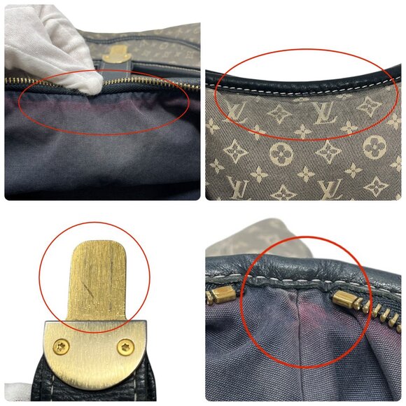 LOUIS VUITTON Vintage Logo Monogram Idylle Elegie Shoulder Bag [106353] - Picture 11 of 12